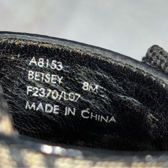 COACH Signature Open Toe Wedge Heel Ankle Strap Sandal “ Betsey” Size 8 - Picture 10 of 13